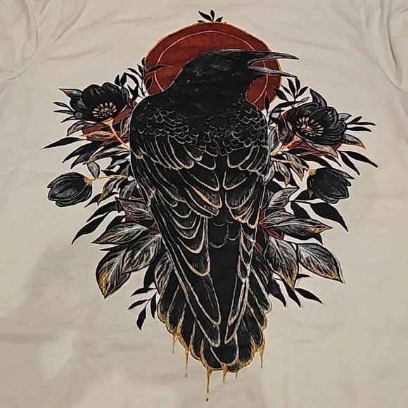 Electro Threads Tops - Rising raven tshirt